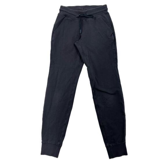 Lululemon Womens Scuba Jogger Sweatpants Relaxed Mid Rise Size 4 Gray Drawstring - Picture 1 of 11